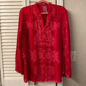 Johnny Was Runswick Lenny Button-Down - Size X-Large